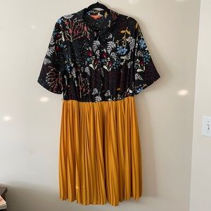 ModCloth Print & Pleated Dress, size 2x